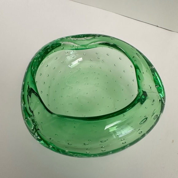 Bullicante Glass Rolled Rim Bowl Ashtray 4.25” - Picture 5 of 7